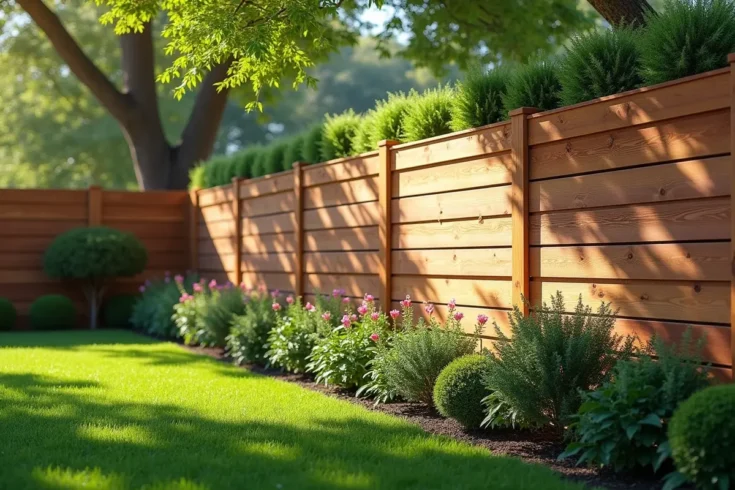 composite fencing outdoor design